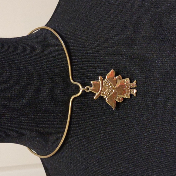 Jeep Collins Jewelry Vintage 8s Jeep Collins Cowgirl Angel Brass